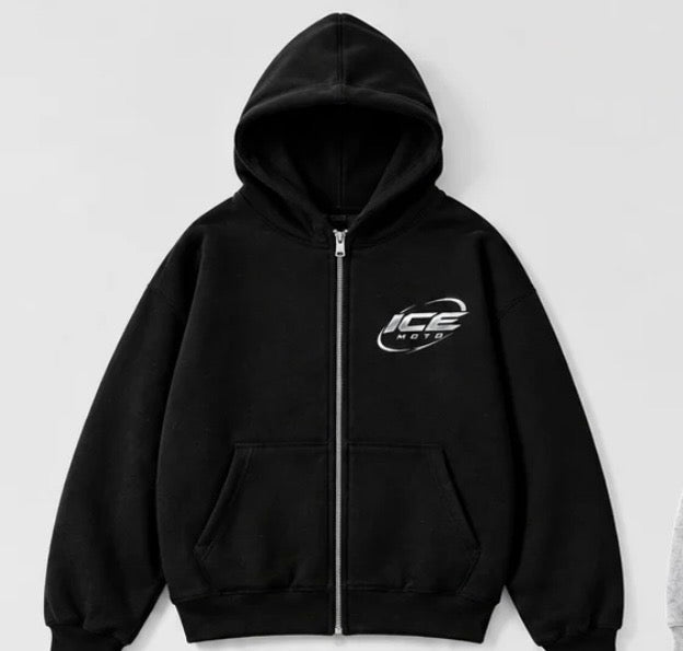 Ice moto hoodie